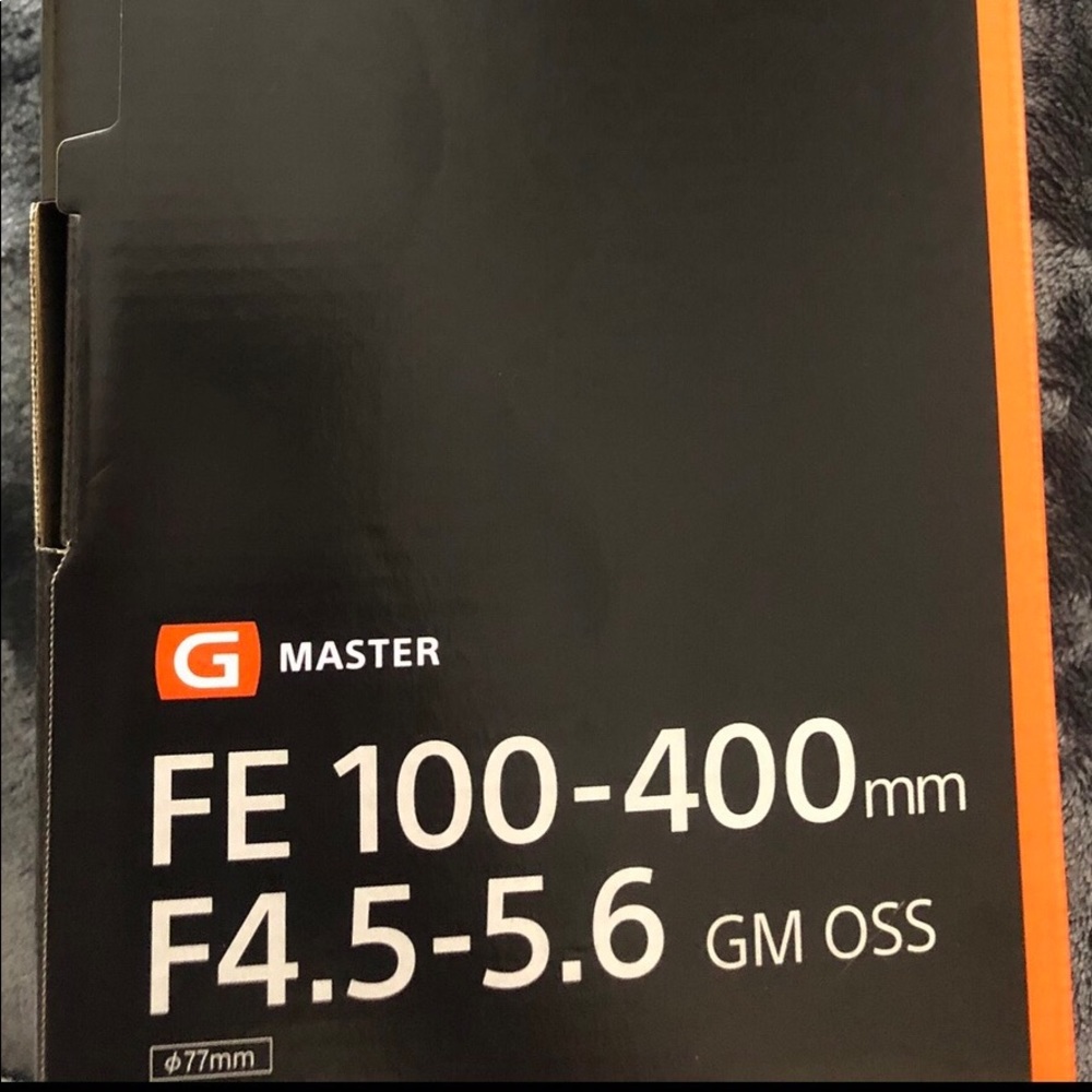 Sony camera lens